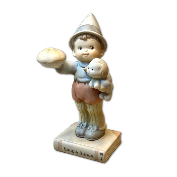 1992 Enesco Simple Simon Once Upon A Fairy Tale Porcelain Figurine Limited Editi - Picture 1 of 10